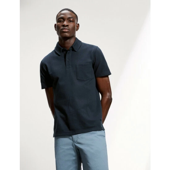 JAEGER Pure Cotton Pique Polo Shirt Men Green 10 JAEGER Pure Cotton Pique Polo Shirt Men Green - Image 10