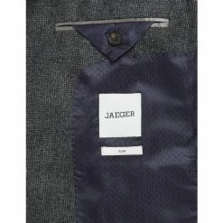 JAEGER Slim Fit Wool Flannel Puppytooth Jacket Men Charcoal Mix 23 JAEGER Slim Fit Wool Flannel Puppytooth Jacket Men Charcoal Mix -JAEGER Shop unnamed file 1029