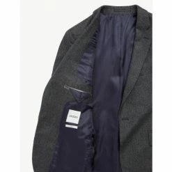 JAEGER Slim Fit Wool Flannel Puppytooth Jacket Men Charcoal Mix 25 JAEGER Slim Fit Wool Flannel Puppytooth Jacket Men Charcoal Mix -JAEGER Shop unnamed file 1031