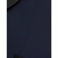 JAEGER Tailored Fit Pure Wool Shawl Tuxedo Jacket Men Navy -JAEGER Shop unnamed file 1042