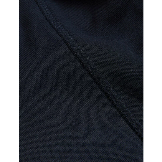 JAEGER Cotton With Wool Blend Zip Up Sweater Men Navy 6 JAEGER Cotton With Wool Blend Zip Up Sweater Men Navy - Image 6