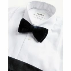 JAEGER Velvet Bow Tie Men Navy