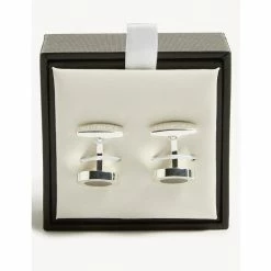 Silver Plated Jaeger Cufflinks Men