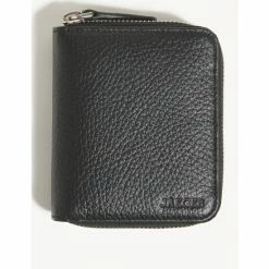 JAEGER Premium Leather Textured Zip Wallet Men Black -JAEGER Shop unnamed file 1077