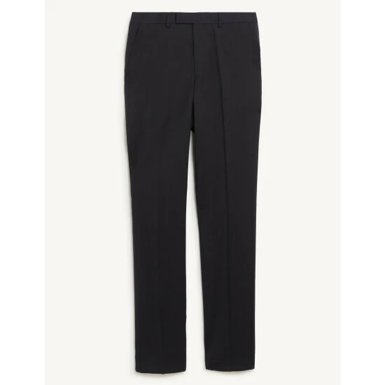 JAEGER Slim Fit Super 100s Pure Wool Trousers Men Medium Navy 1 JAEGER Slim Fit Super 100s Pure Wool Trousers Men Medium Navy