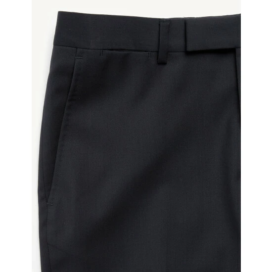 JAEGER Slim Fit Super 100s Pure Wool Trousers Men Medium Navy 11 JAEGER Slim Fit Super 100s Pure Wool Trousers Men Medium Navy - Image 11