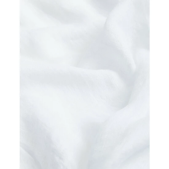 JAEGER Pure Linen V-Neck Maxi Shift Dress Women White 9 JAEGER Pure Linen V-Neck Maxi Shift Dress Women White - Image 9