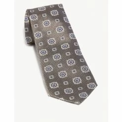 JAEGER Italian Woven Floral Pure Silk Tie Men Gold 7 JAEGER Italian Woven Floral Pure Silk Tie Men Gold -JAEGER Shop unnamed file 1160