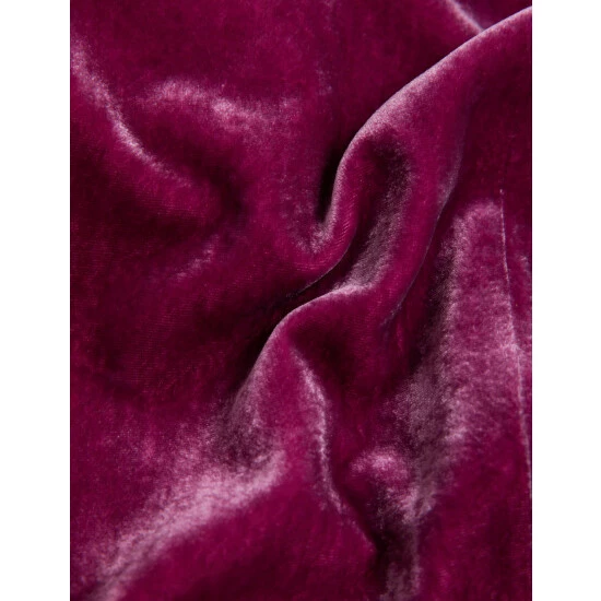 JAEGER Velvet Belted Blazer With Silk Women Pink 6 JAEGER Velvet Belted Blazer With Silk Women Pink - Image 6