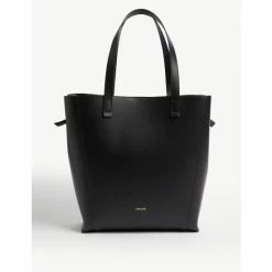 JAEGER Leather Tote Bag Women Black 13 JAEGER Leather Tote Bag Women Black -JAEGER Shop unnamed file 1223