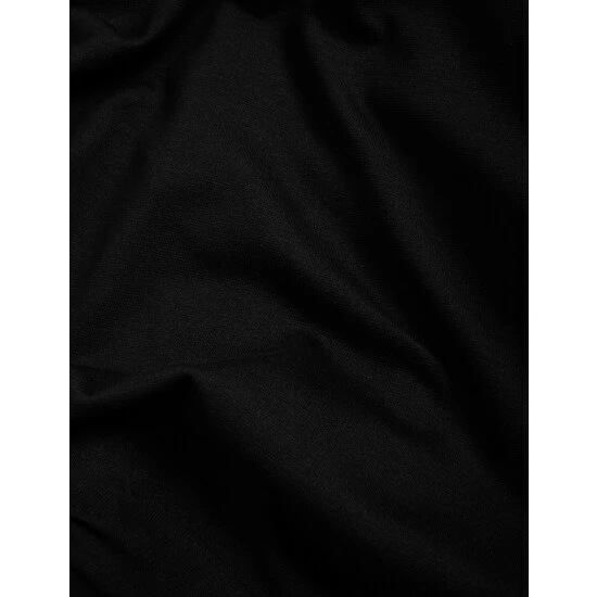 JAEGER Jersey Long Sleeve Wide Leg Jumpsuit Women Black 6 JAEGER Jersey Long Sleeve Wide Leg Jumpsuit Women Black - Image 6