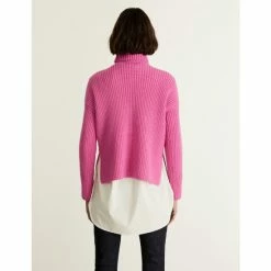 JAEGER Pure Merino Wool Roll Neck Jumper Women Pink 11 JAEGER Pure Merino Wool Roll Neck Jumper Women Pink -JAEGER Shop unnamed file 1300