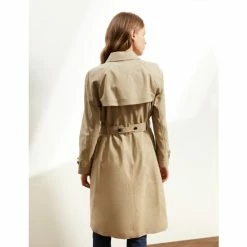 JAEGER Pure Cotton Belted Trench Coat Women Stone 12 JAEGER Pure Cotton Belted Trench Coat Women Stone -JAEGER Shop unnamed file 1325