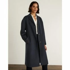 JAEGER Wool Rich Relaxed Double Faced Coat Women Navy 13 JAEGER Wool Rich Relaxed Double Faced Coat Women Navy -JAEGER Shop unnamed file 1361