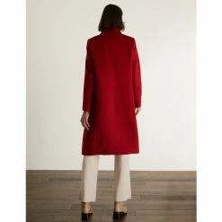 JAEGER Pure Wool Funnel Neck Coat Women Dark Camel 12 JAEGER Pure Wool Funnel Neck Coat Women Dark Camel -JAEGER Shop unnamed file 1367