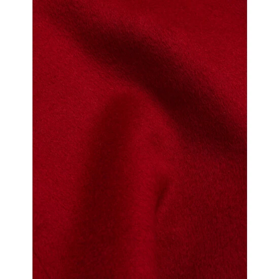 JAEGER Pure Wool Funnel Neck Coat Women Dark Camel 5 JAEGER Pure Wool Funnel Neck Coat Women Dark Camel - Image 5