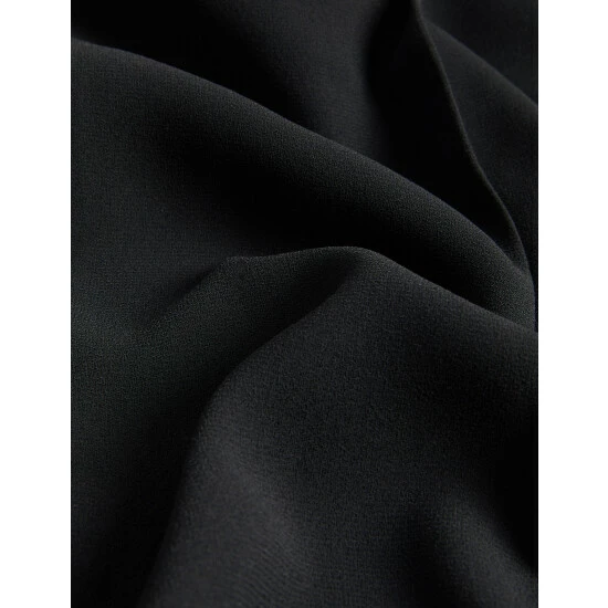 JAEGER Crepe Belted Wide Leg Trousers Women Black 5 JAEGER Crepe Belted Wide Leg Trousers Women Black - Image 5