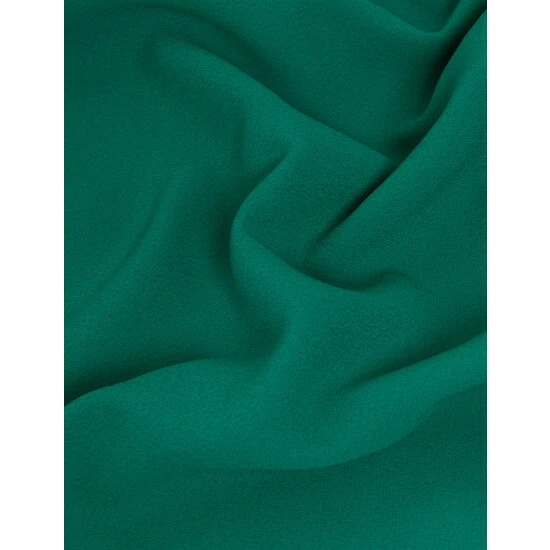 JAEGER Crepe Round Neck Shift Dress Women Green 5 JAEGER Crepe Round Neck Shift Dress Women Green - Image 5