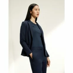 JAEGER Tailored Single Breasted Blazer Women Black 10 JAEGER Tailored Single Breasted Blazer Women Black -JAEGER Shop unnamed file 1425