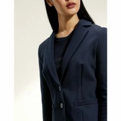 JAEGER Tailored Single Breasted Blazer Women Black 11 JAEGER Tailored Single Breasted Blazer Women Black -JAEGER Shop unnamed file 1426