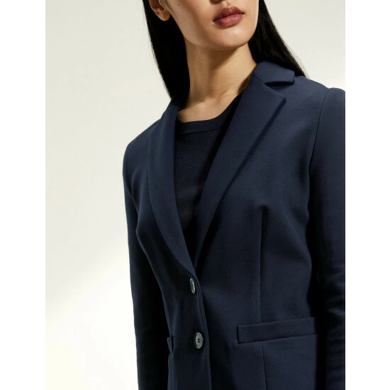 JAEGER Tailored Single Breasted Blazer Women Black 4 JAEGER Tailored Single Breasted Blazer Women Black - Image 4