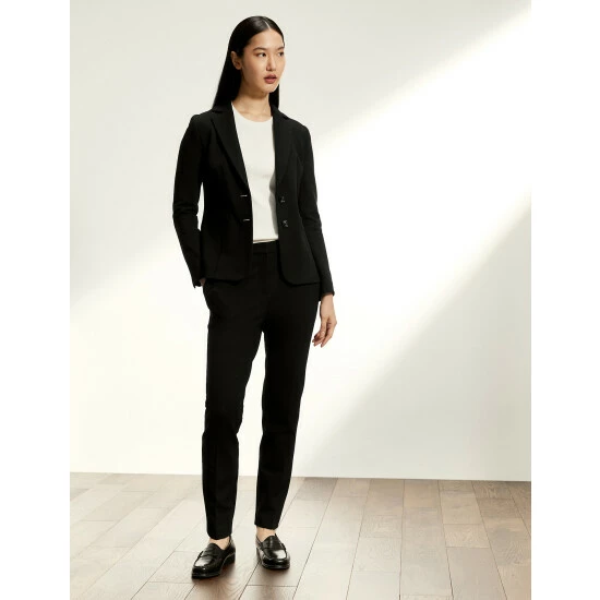 JAEGER Tailored Single Breasted Blazer Women Black 8 JAEGER Tailored Single Breasted Blazer Women Black - Image 8