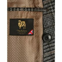 JAEGER British Wool Checked Double Breasted Coat Men Grey Mix 24 JAEGER British Wool Checked Double Breasted Coat Men Grey Mix -JAEGER Shop unnamed file 1496