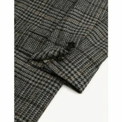 JAEGER British Wool Checked Double Breasted Coat Men Grey Mix 26 JAEGER British Wool Checked Double Breasted Coat Men Grey Mix -JAEGER Shop unnamed file 1498