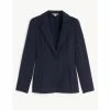 JAEGER Single Breasted Blazer Women Navy