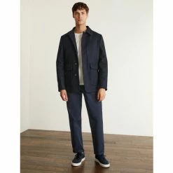 JAEGER Regular Fit Cotton Stretch Chinos Men Medium Navy 10 JAEGER Regular Fit Cotton Stretch Chinos Men Medium Navy -JAEGER Shop unnamed file 1519