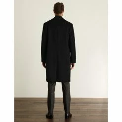 JAEGER Italian Wool With Cashmere Overcoat Men Black 17 JAEGER Italian Wool With Cashmere Overcoat Men Black -JAEGER Shop unnamed file 1539