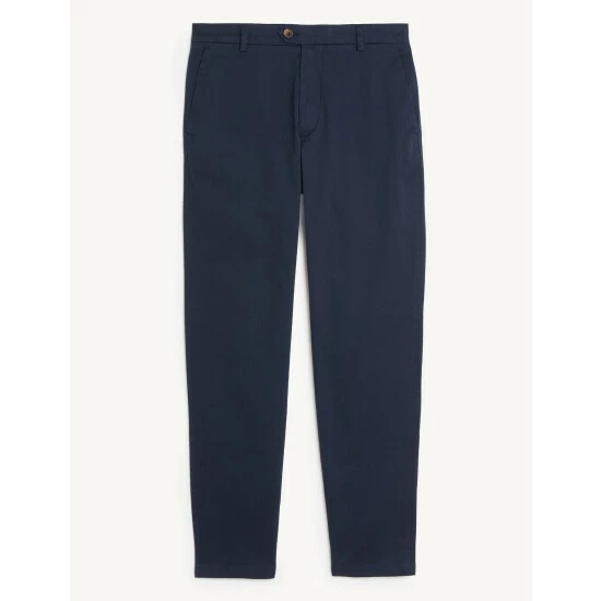 JAEGER Slim Fit Cotton Stretch Chinos Men Medium Navy 1 JAEGER Slim Fit Cotton Stretch Chinos Men Medium Navy