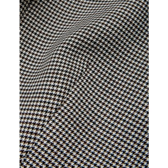 JAEGER Houndstooth Double Breasted Blazer Women Black Mix 5 JAEGER Houndstooth Double Breasted Blazer Women Black Mix - Image 5