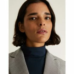 JAEGER Houndstooth Double Breasted Blazer Women Black Mix 14 JAEGER Houndstooth Double Breasted Blazer Women Black Mix -JAEGER Shop unnamed file 1571