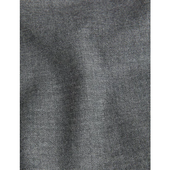 JAEGER Wool Blend Textured Relaxed Trousers Women Grey 6 JAEGER Wool Blend Textured Relaxed Trousers Women Grey - Image 6