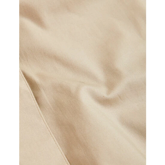 JAEGER Cotton Rich Collared Relaxed Shirt Women Camel 6 JAEGER Cotton Rich Collared Relaxed Shirt Women Camel - Image 6