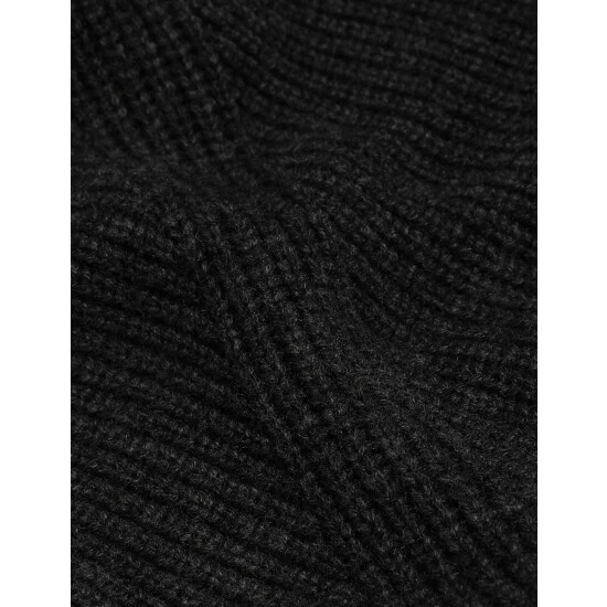 JAEGER Wool Rich Midi Jumper Dress With Cashmere Women Charcoal 5 JAEGER Wool Rich Midi Jumper Dress With Cashmere Women Charcoal - Image 5