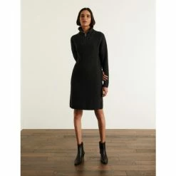 JAEGER Wool Rich Midi Jumper Dress With Cashmere Women Charcoal 13 JAEGER Wool Rich Midi Jumper Dress With Cashmere Women Charcoal -JAEGER Shop unnamed file 169