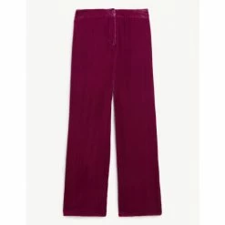 JAEGER Velvet Trousers With Silk Women Pink
