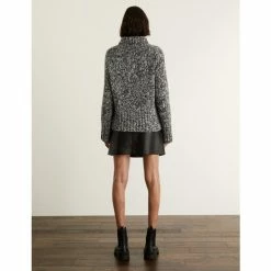 JAEGER Wool Blend Funnel Neck Relaxed Jumper Women Black/white 11 JAEGER Wool Blend Funnel Neck Relaxed Jumper Women Black/white -JAEGER Shop unnamed file 192