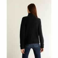JAEGER Wool Rich Funnel Neck Jumper With Cashmere Women Black 12 JAEGER Wool Rich Funnel Neck Jumper With Cashmere Women Black -JAEGER Shop unnamed file 200