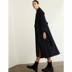 JAEGER Pure Wool Utility Coat Women Chocolate 13 JAEGER Pure Wool Utility Coat Women Chocolate -JAEGER Shop unnamed file 209