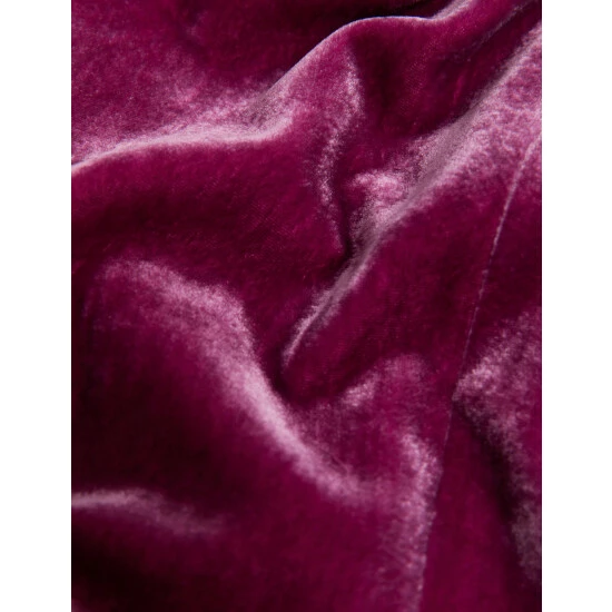 JAEGER Velvet Trousers With Silk Women Pink 5 JAEGER Velvet Trousers With Silk Women Pink - Image 5