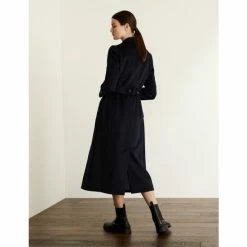 JAEGER Pure Wool Utility Coat Women Chocolate 14 JAEGER Pure Wool Utility Coat Women Chocolate -JAEGER Shop unnamed file 210