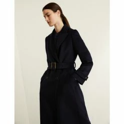 JAEGER Pure Wool Utility Coat Women Chocolate 18 JAEGER Pure Wool Utility Coat Women Chocolate -JAEGER Shop unnamed file 214