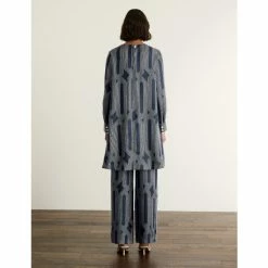 JAEGER Silk Rich Printed Mini Shift Dress Women Navy Mix 21 JAEGER Silk Rich Printed Mini Shift Dress Women Navy Mix -JAEGER Shop unnamed file 233