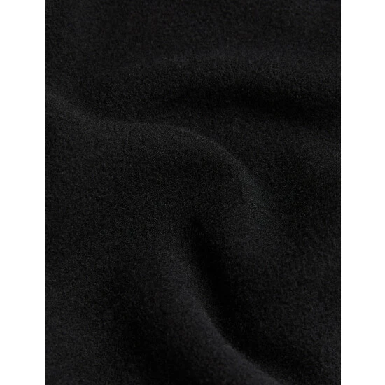 JAEGER Wool Revere Collar Cocoon Coat Women Black 5 JAEGER Wool Revere Collar Cocoon Coat Women Black - Image 5