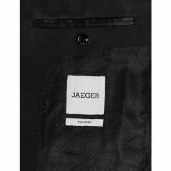 JAEGER Tailored Fit Wool Tuxedo Jacket Men Black -JAEGER Shop unnamed file 262