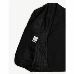 JAEGER Tailored Fit Wool Tuxedo Jacket Men Black -JAEGER Shop unnamed file 264