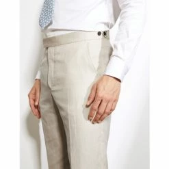 JAEGER Tailored Fit Silk And Linen Trousers Men Stone 17 JAEGER Tailored Fit Silk And Linen Trousers Men Stone -JAEGER Shop unnamed file 296